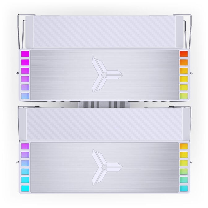 Jonsbo HX6280 CPU-K&uuml;hler, PWM, RGB - 130mm, wei&szlig; image number 7
