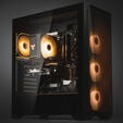 KingForge Gaming-PC Silber, AMD Ryzen 5 9500F, RX 9060 XT 16GB, Phanteks Eclipse G370A &ndash; Fertig-PC image number null