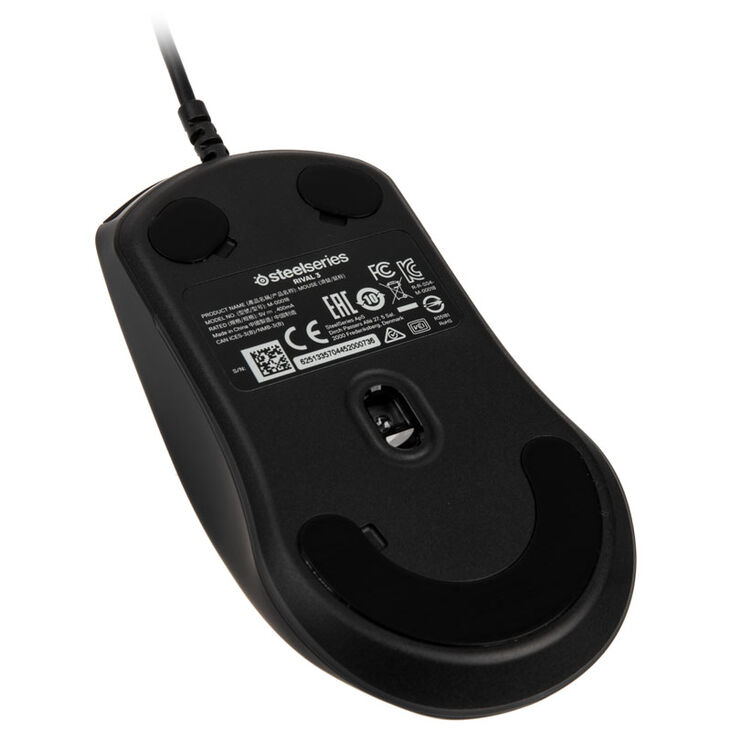 SteelSeries Rival 3 Gaming Maus - schwarz image number 6