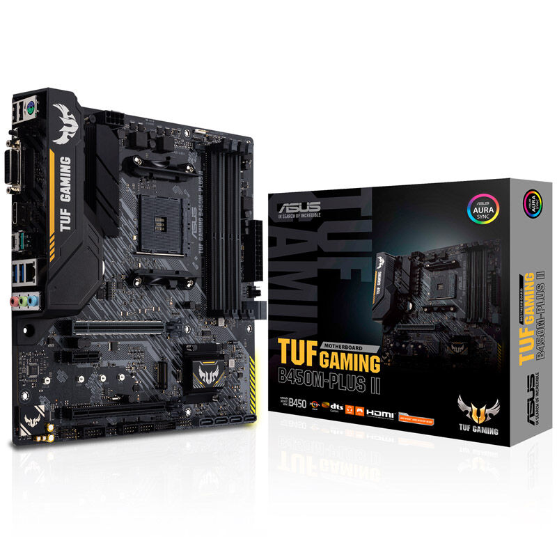 ASUS TUF B450M-Plus II Gaming, AMD B450 Mainboard - Sockel AM4