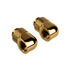 Corsair Hydro X Series Adapter 90 Grad G1/4 Zoll AG auf G1/4 Zoll IG - 2er Pack, drehbar, gold image number null
