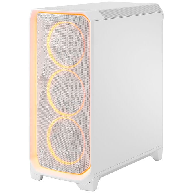 Fractal Design Meshify 3 Ambience Pro RGB White TG Clear PC-Geh&auml;use, Midi-Tower, E-ATX - wei&szlig; image number 3