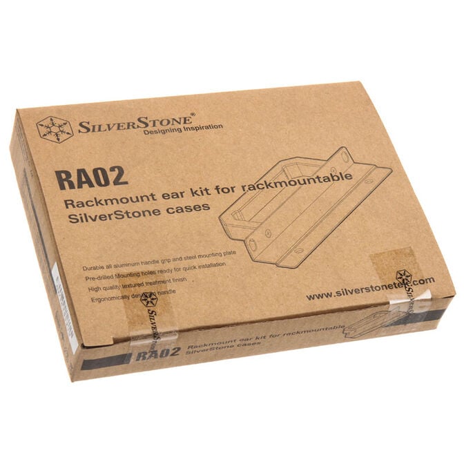 SilverStone RA02 Rackmount Kit f&uuml;r GD07, GD08, GD09 und GD10 - schwarz image number 1