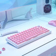 Glorious GMMK ABS Doubleshot V2 USA Base Kit - Pink image number null