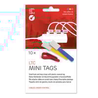 LABEL THE CABLE Mini Klettbinder 10er Set - bunt gemischt