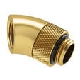 Barrow Adapter 45 Grad G1/4 Zoll AG auf G1/4 Zoll IG - drehbar, gold image number null