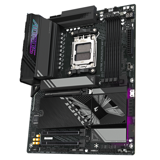 Gigabyte X870E A Elite WiFi7 Mainboard, Sockel AM5, AMD X870E, ATX, DDR5 image number 3
