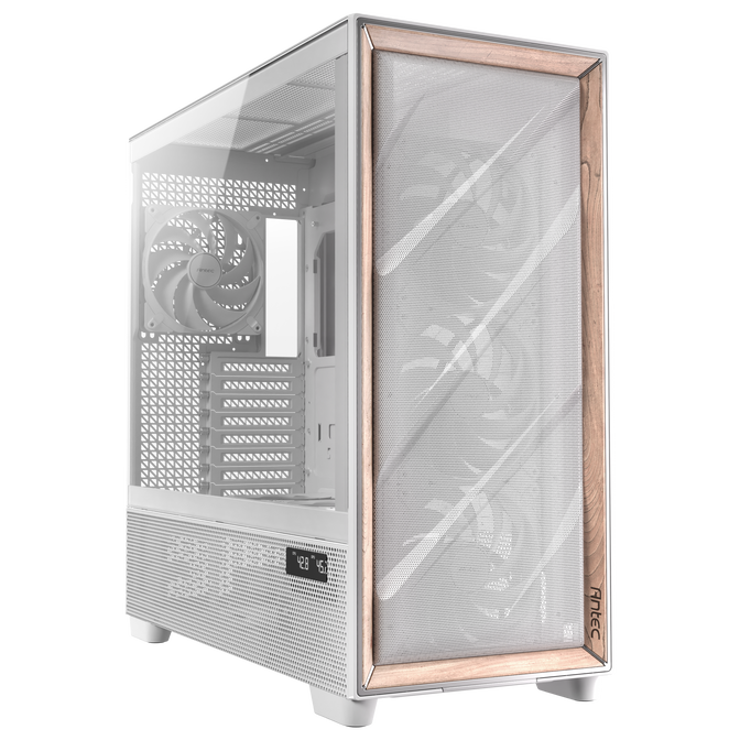 Antec Flux Pro PC Case, full tower, E-ATX, tempered glass &ndash; white image number 0