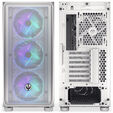 Endorfy Arx 500 ARGB PC Case, Mid Tower, ATX, Tempered Glass - including 4x 140mm ARGB Fans, White image number null
