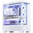 Jonsbo TK-5 PC Case, Mid Tower, ATX, Tempered Glass - white image number null