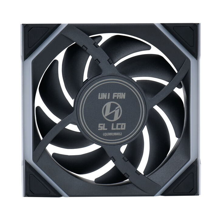 Lian Li UNI FAN SL Wireless LCD Fan, ARGB, PWM - Reverse Blade, 120 mm, black image number 4