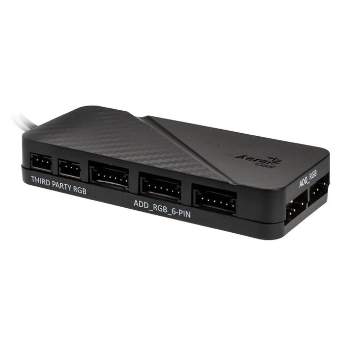 Aerocool Saturn 12F Pro ARGB LED L&uuml;fter, 3er-Pack inkl. Controller - 120mm image number 5