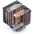 Jonsbo CA80 CPU Cooler, Dual-Tower, 2 x 120mm, PWM, RGB - black image number null
