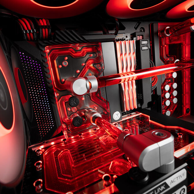 EK Water Blocks EK-Quantum Momentum&sup2; ROG Maximus Z790 Extreme D-RGB - Acrylic image number 2