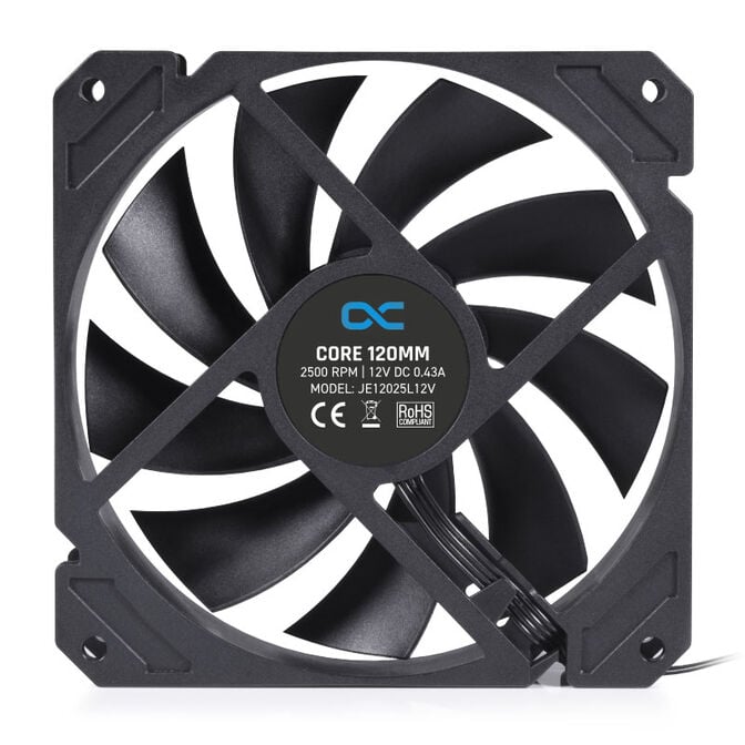 Alphacool Core PWM-L&uuml;fter 2.500 U/min - 120 mm - schwarz image number 1