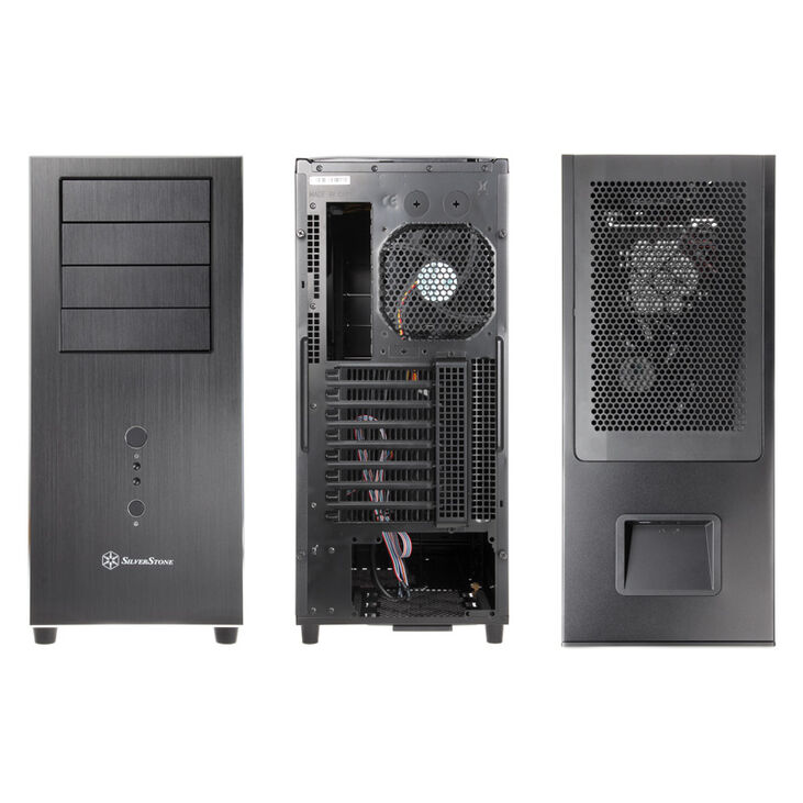 SilverStone SST-TJ04B-E TemJin Midi-Tower - schwarz image number 1