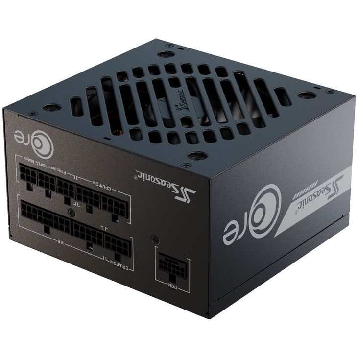 Seasonic Core GX 80 PLUS Gold power supply, modular, ATX 3.1, PCIe 5.1 - 850 Watts, black image number 2