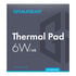 Grey thermal pad for CPU or memory, 100 x 100 x 1 mm / 100 x 100 x 1.5 mm image number null