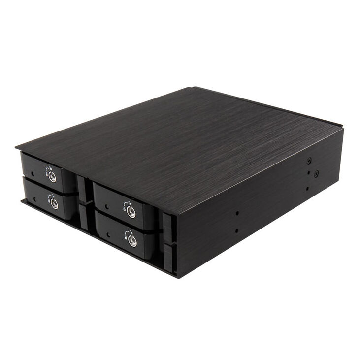 SilverStone SST-FS204B 5.25-inch hot-swap for 4x 2.5-inch HDD/SSD image number 1