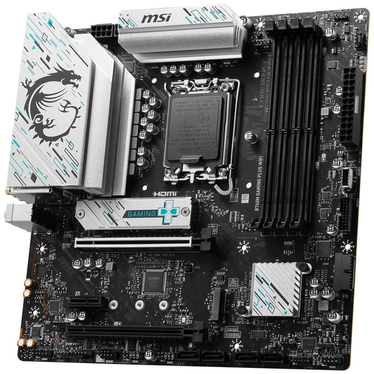MSI B760M Gaming Plus WiFi, Socket LGA 1700, Intel B760M, Micro-ATX - DDR5 image number 5