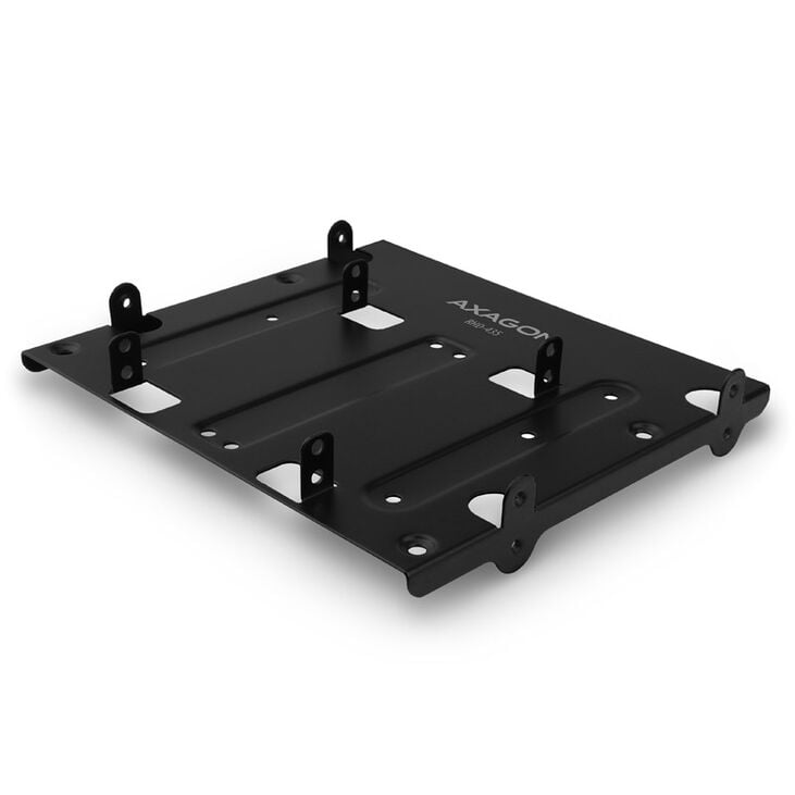 AXAGON RHD-435 mounting frame for 4x 2.5"/2x 2.5" + 1x 3.5" in 5.25" slot - black image number 0