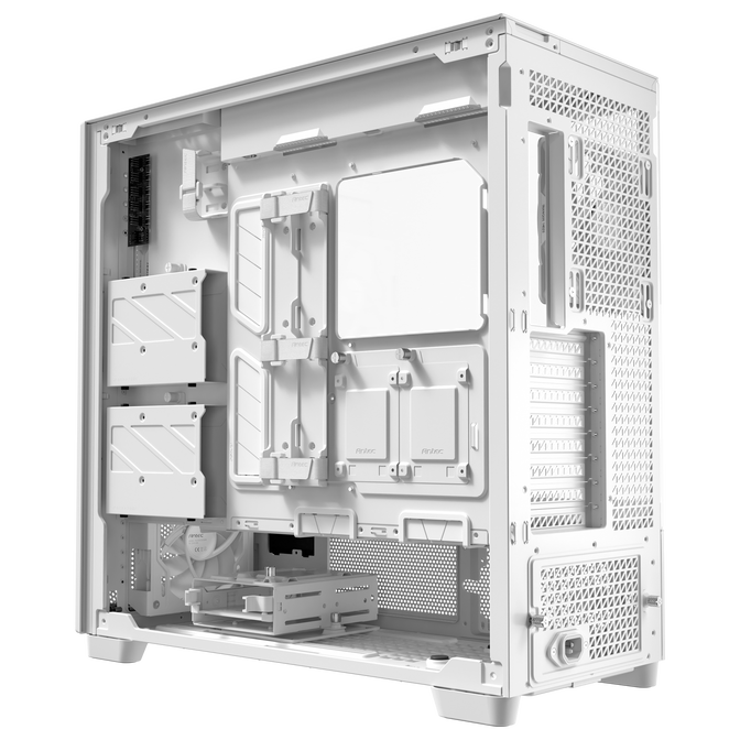 Antec Flux Pro PC Case, full tower, E-ATX, tempered glass &ndash; white image number 4