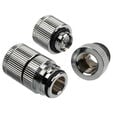 Bitspower Touchaqua Wasserauslass G1/4 Zoll AG - 2er-Pack, silber image number null