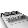 Alphacool ES 2U Server Rack, Ready for Water Cooling - 19" image number null