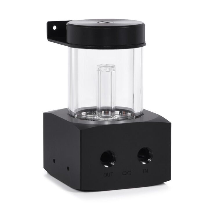 Alphacool Core 100 Aurora ARGB Reservoir, Acrylic - black image number 1