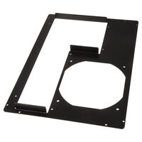 DimasTech PCI-Backpanel Micro-ATX, 5 Slots - graphitschwarz