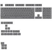 Glorious GPBT Basics Keycaps, ANSI Layout (US), PBT, Doubleshot - Armor Grey