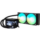 TRYX PANORAMA ARGB 240 All-in-One Liquid Cooling, 3D-AMOLED Display &ndash; 240mm, Black