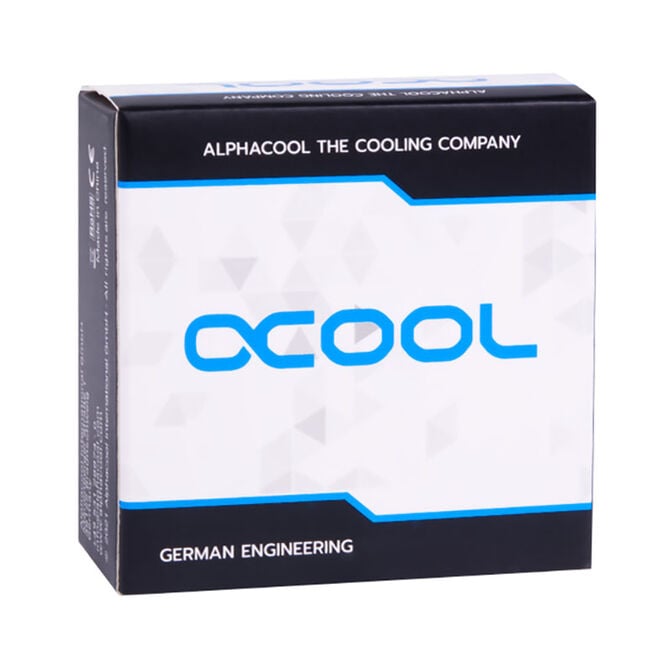 Alphacool ES D-Plug, 25.5mm, G1/4 IG to G1/4 IG - Deep Black image number 3