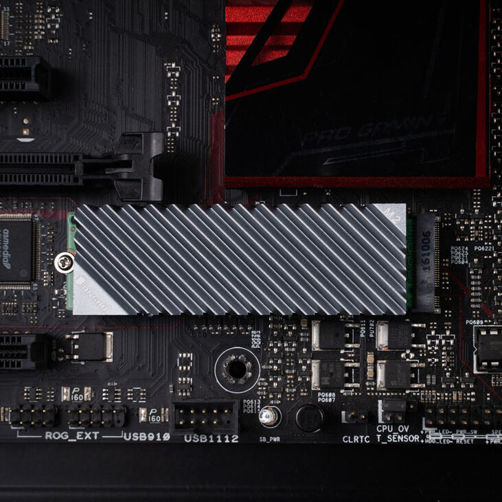 Jonsbo M.2-3 M.2 SSD passive cooler - grey image number 6