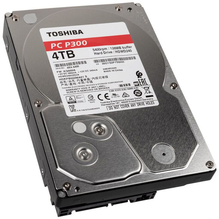 Toshiba P300, SATA 6G, 3.5 inch - 4 TB image number 0