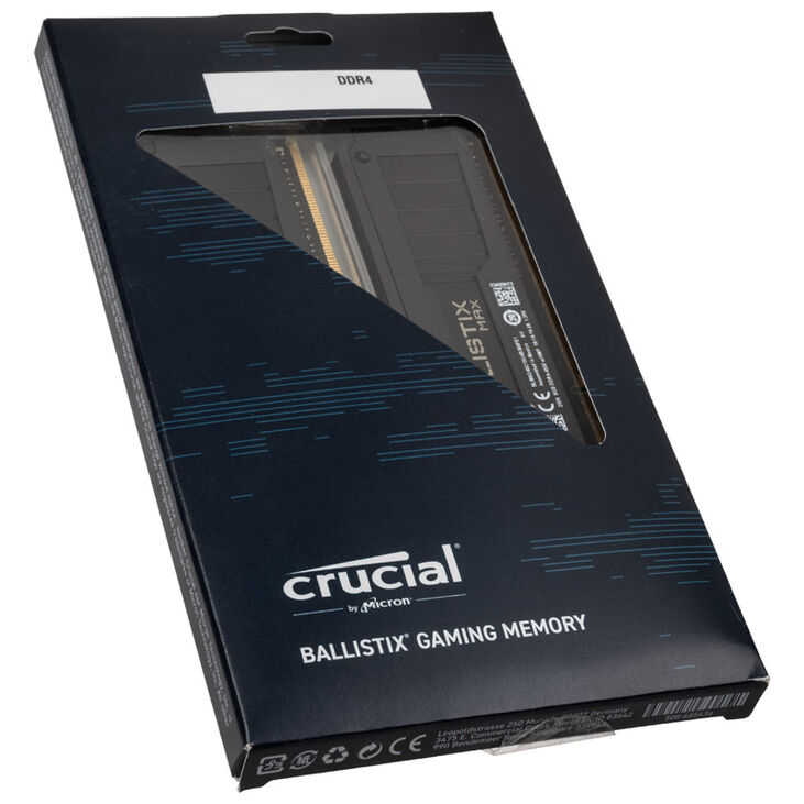Crucial Ballistix Max DDR4-5100 RAM, CL19, XMP - 16 GB Dual-Kit, schwarz image number 4