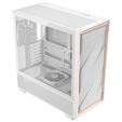 Antec Flux PC Case, Mid Tower, E-ATX, Tempered Glass &ndash; white image number null