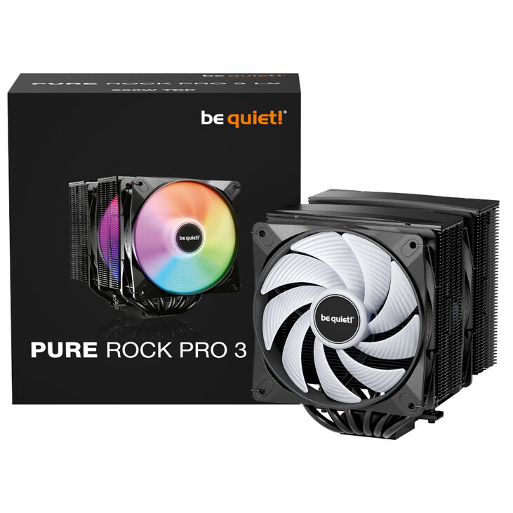 be quiet! Pure Rock Pro 3 LX CPU cooler - 120mm, black image number 4