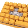 Ducky One 3 Yellow SF Gaming Tastatur, RGB LED - MX-Clear image number null
