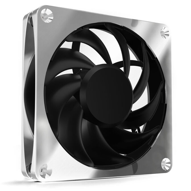 Alphacool Apex Stealth Metal Fan 120 mm - chrome image number 0
