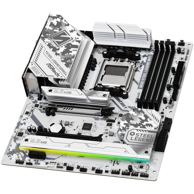 ASRock B650 Steel Legend WiFi, AMD B650 Mainboard - Sockel AM5, DDR5 image number 1