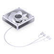 Jonsbo ZA-120 L&uuml;fter, Reverse Blade, PWM, ARGB - 120mm, wei&szlig; image number null