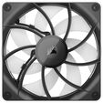 CORSAIR iCUE LINK RX140 MAX RGB PWM Fan - 2-Pack, 140mm, black image number null