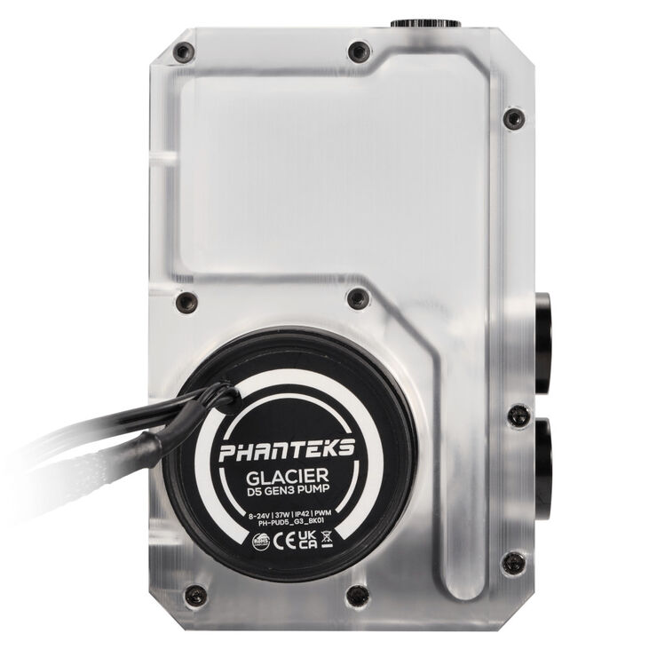 PHANTEKS Glacier EZ-Fit 140RES-D5 Pumpe und Ausgleichsbehälter - weiß image number 2