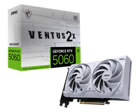 MSI GeForce RTX 5060 Ti 8G Ventus 2X OC White, 8192 MB GDDR7