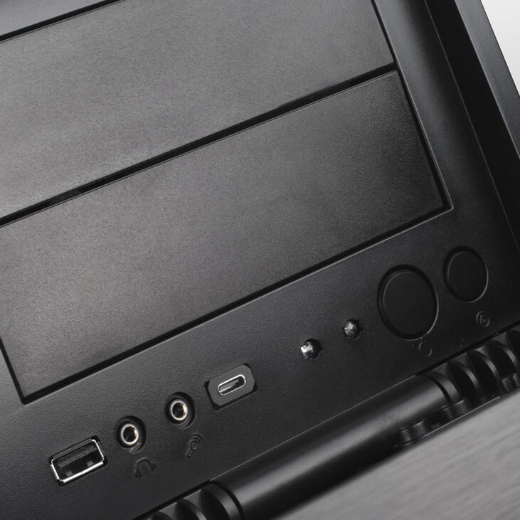 SilverStone SST-GD07B-C - Grandia Airflow Desktop, USB-C - black image number 3