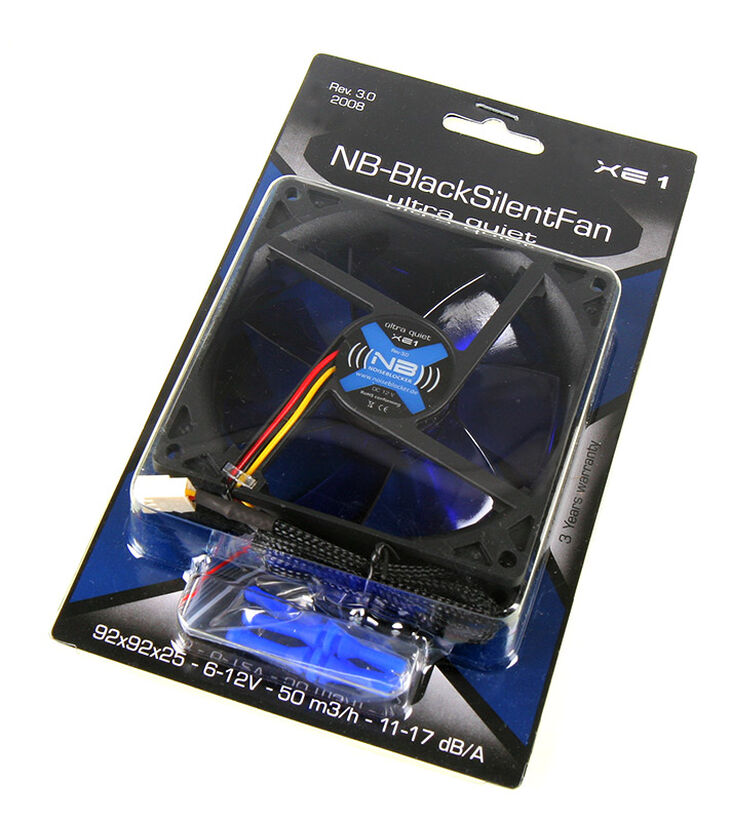 Noiseblocker BlackSilent Fan XE1 - 92mm image number 3