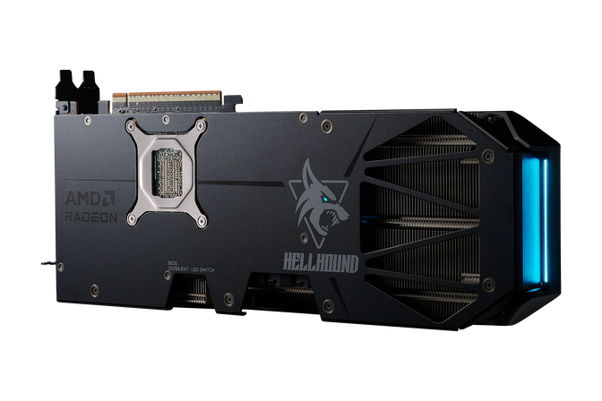 PowerColor Hellhound Radeon RX 9070 XT OC Grafikkarte, 16384 MB GDDR6 image number 6