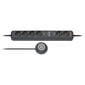 Brennenstuhl Eco-Line Comfort Switch Plus Steckdosenleiste, 6-fach - anthrazit