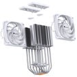 Jonsbo CR-3000E CPU-K&uuml;hler, Dual-Tower, RGB - 120mm, wei&szlig; image number null